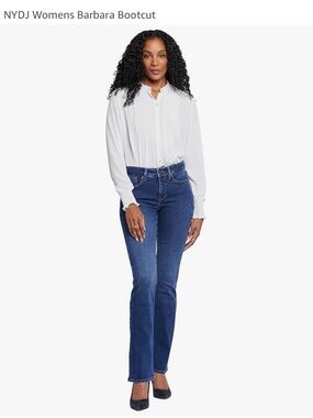 NYDJ Women's Indigo Barbara Boot Cut Jeans